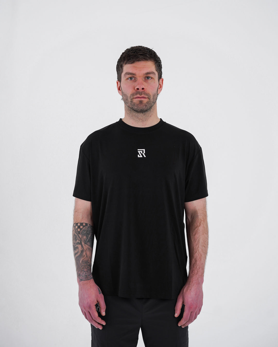Rev Oversized Black T-Shirt