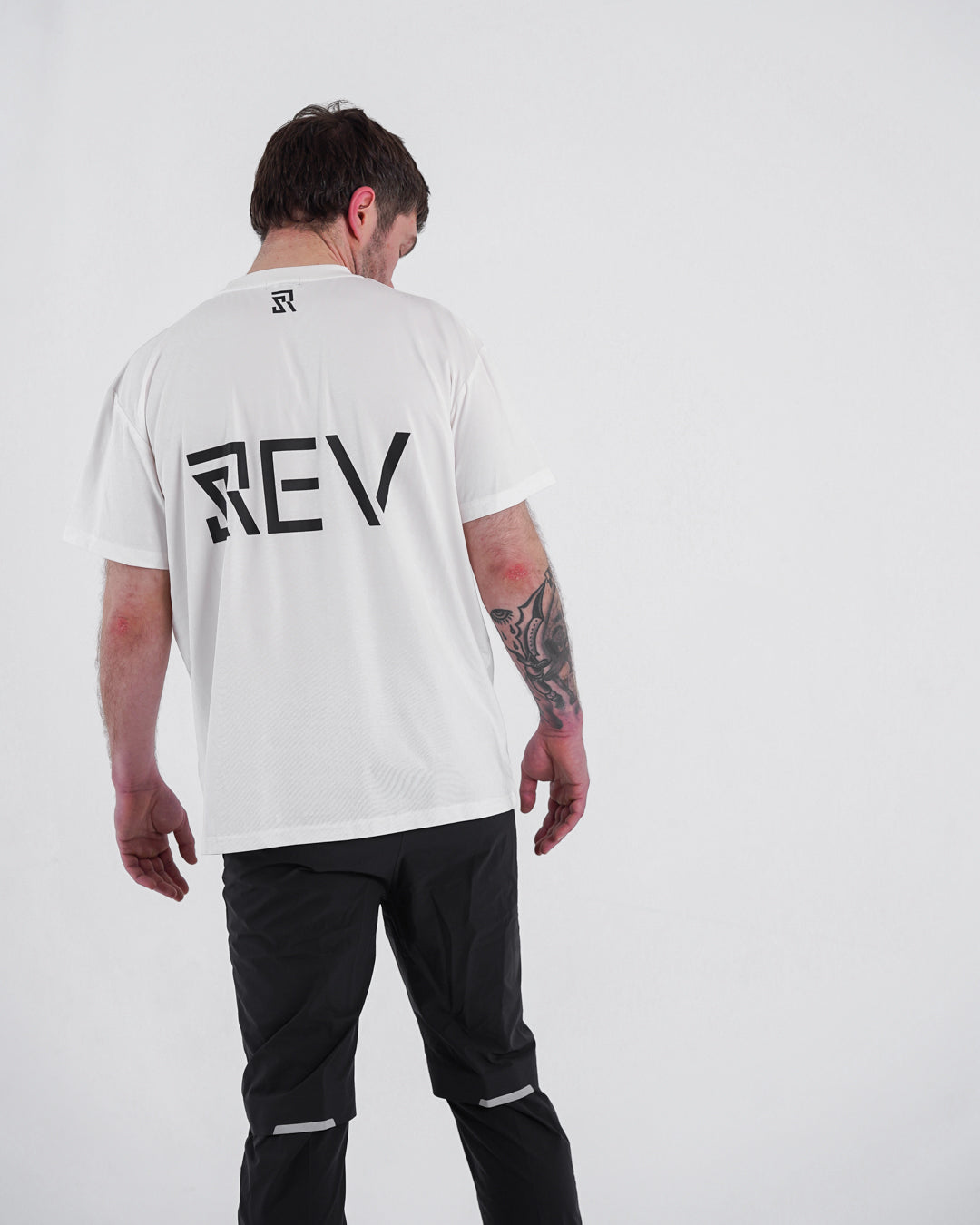 Rev Oversized White T-Shirt