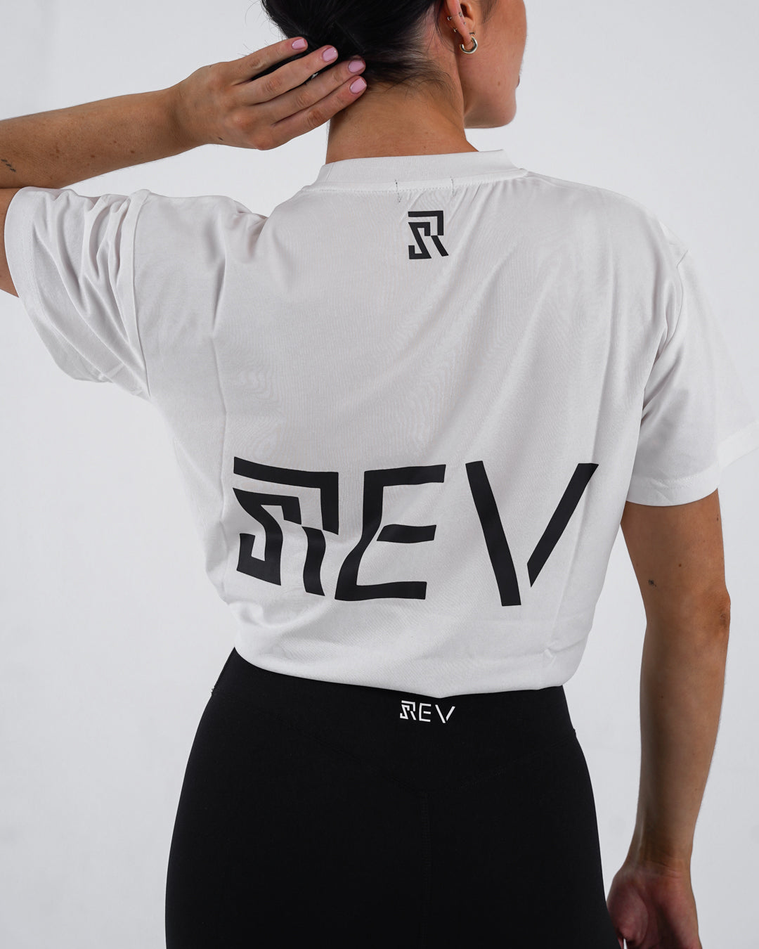 Rev Oversized White T-Shirt Women