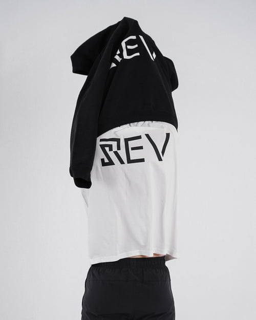 Rev Black Relaxed Hoodie (Unisex)