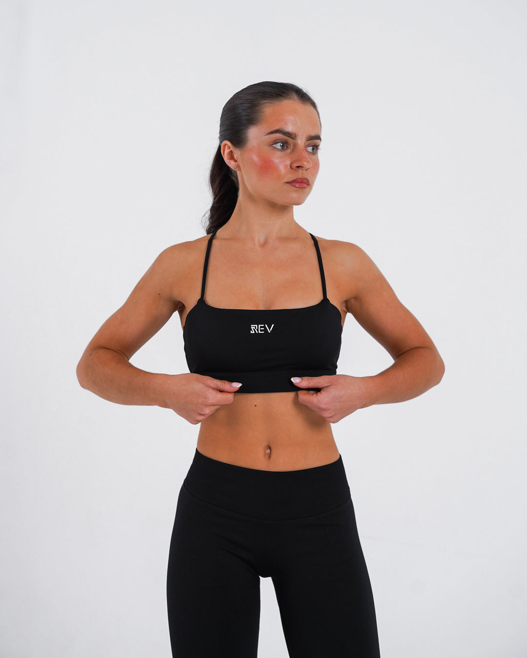 Rev Black Sports Strap Bra