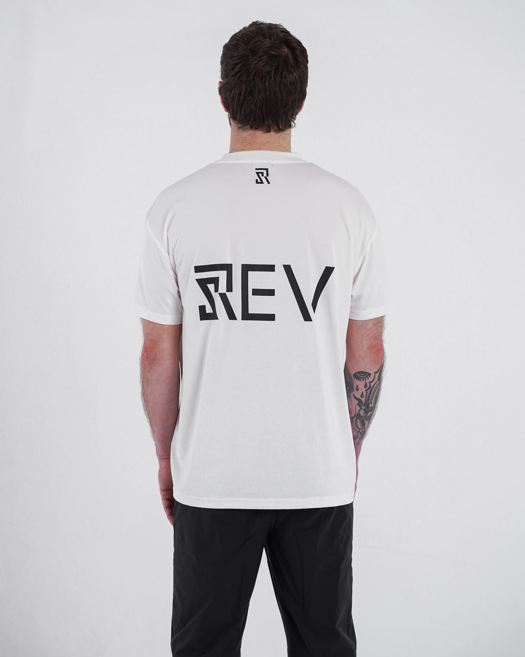 Rev Oversized White T-Shirt