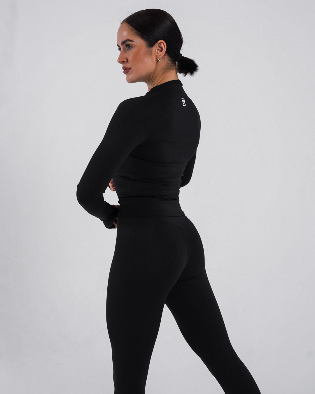 Rev Black Seamless Gym Jacket