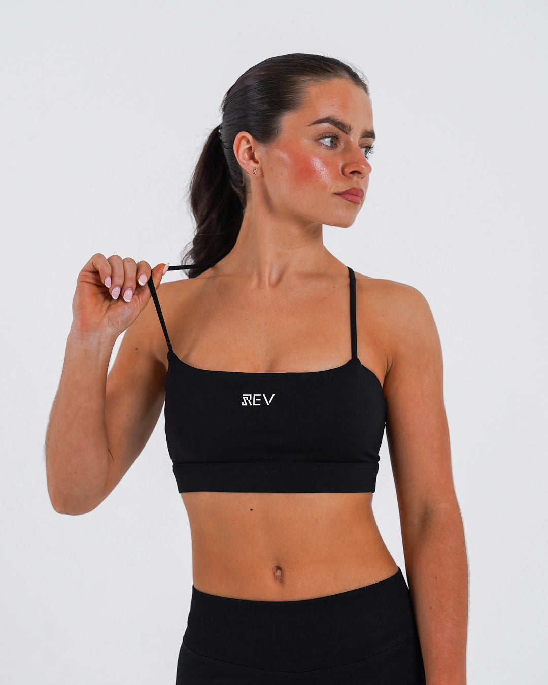 Rev Black Sports Strap Bra