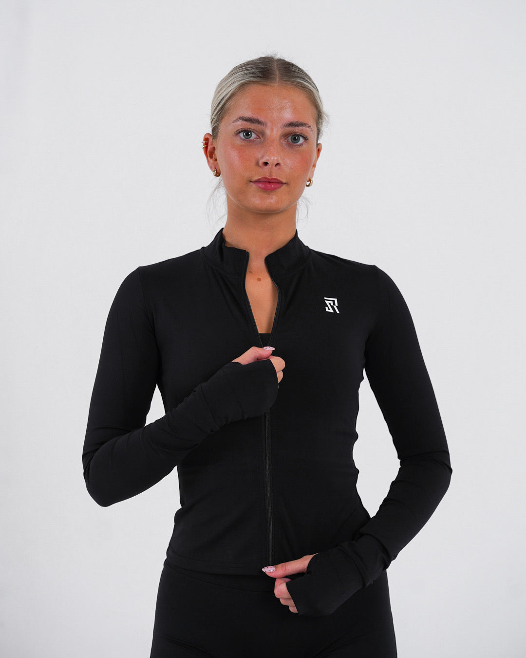 Rev Black Seamless Gym Jacket
