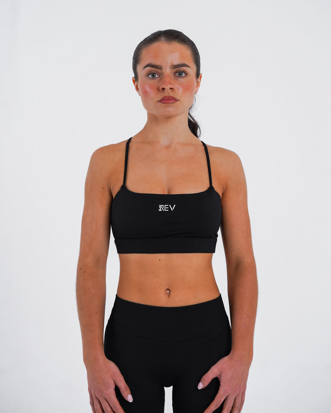 Rev Black Sports Strap Bra